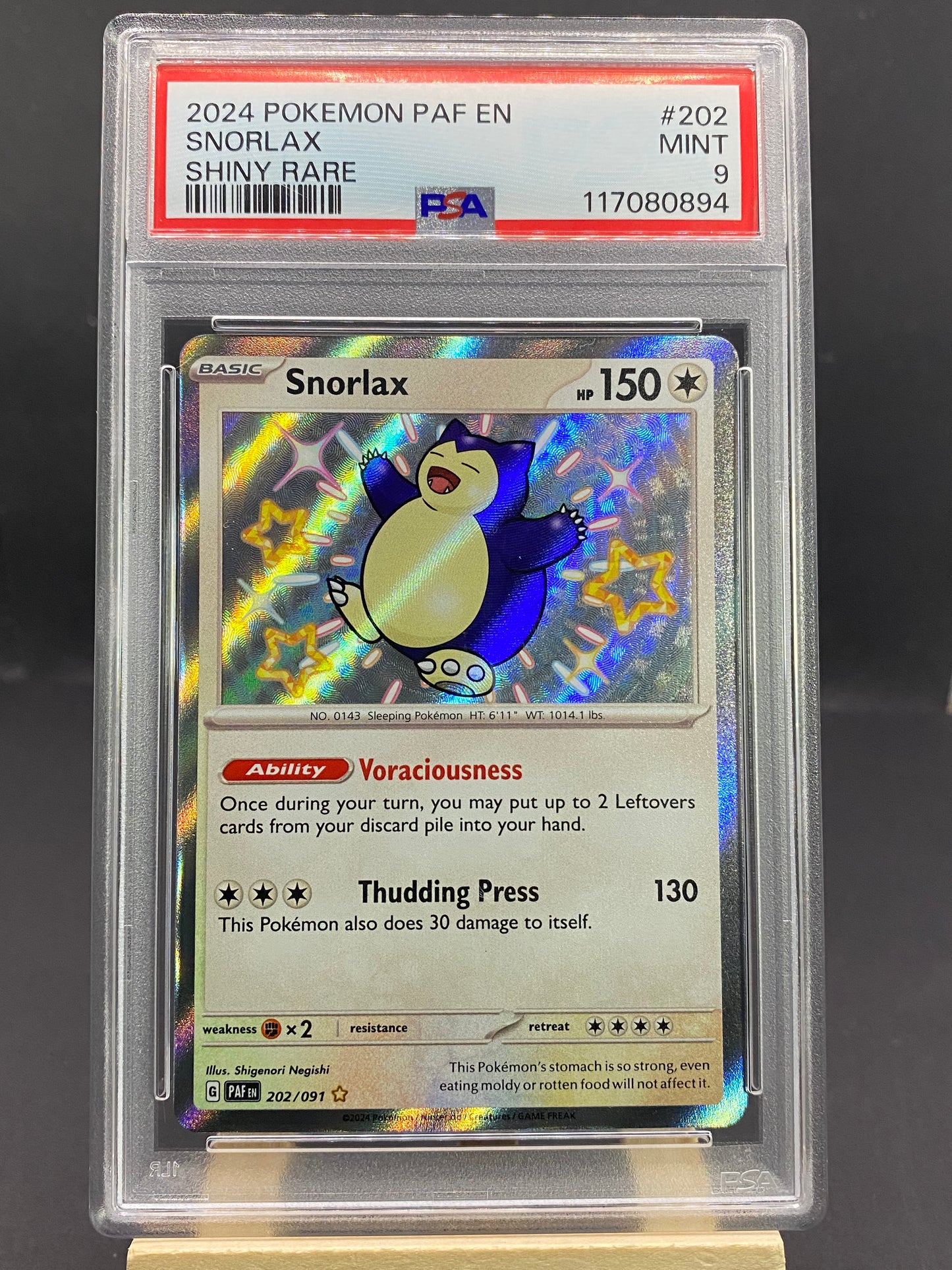 Snorlax Paldean Fates