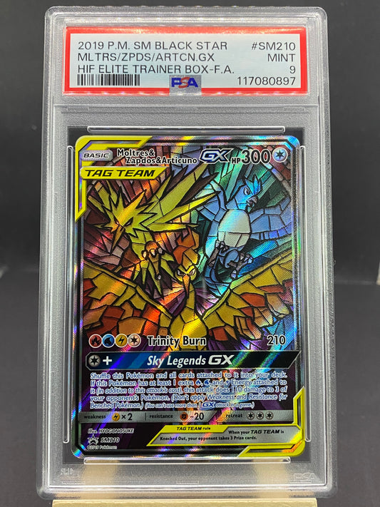 Moltres & Zapdos & Articuno-GX SM Black Star Promos