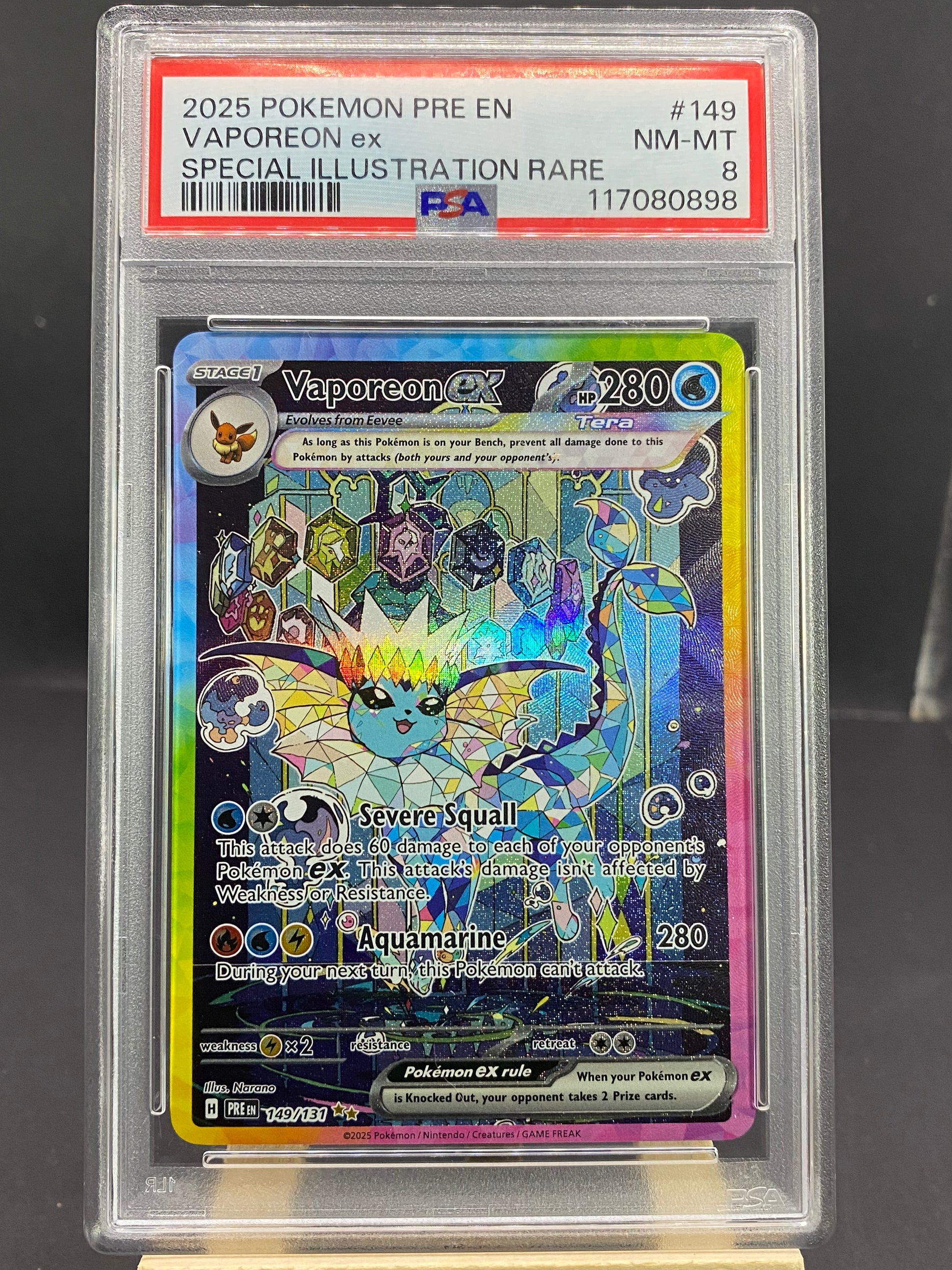Vaporeon ex Prismatic Evolutions
