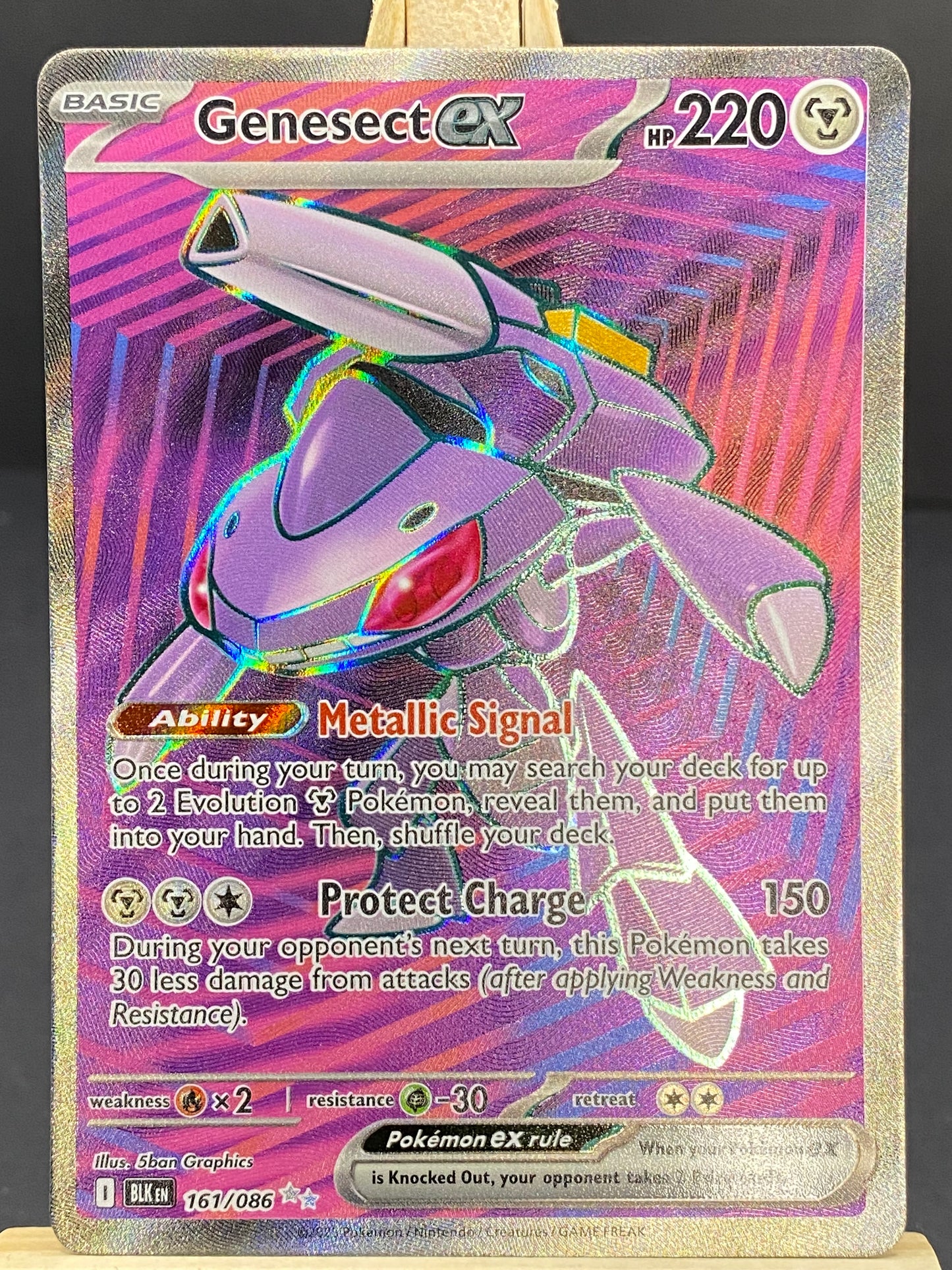 Genesect ex Black Bolt