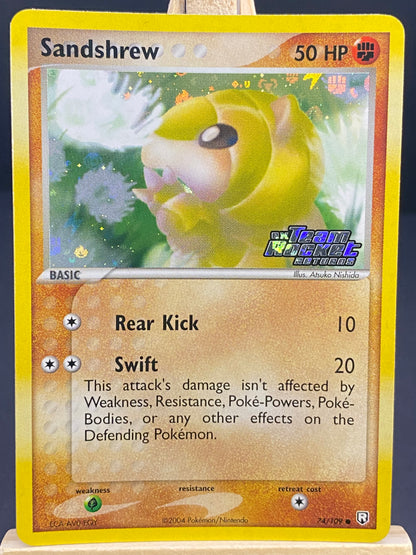 Sandshrew EX Team Rocket Returns