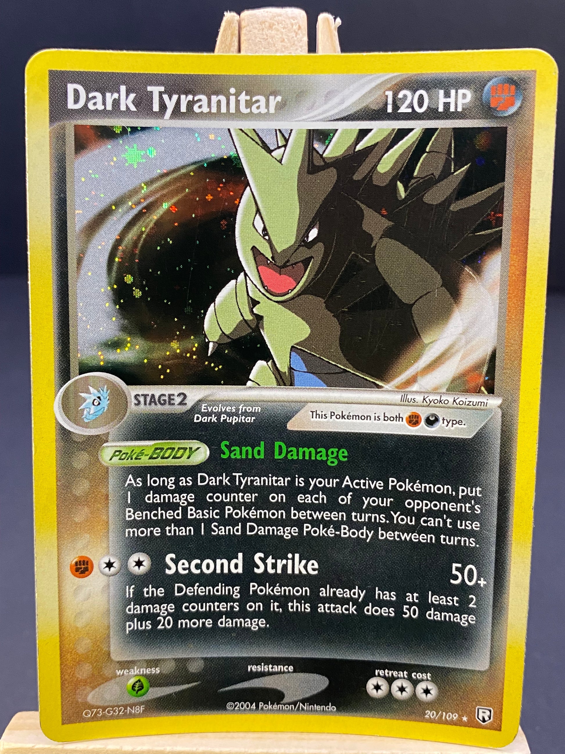 Dark Tyranitar EX Team Rocket Returns