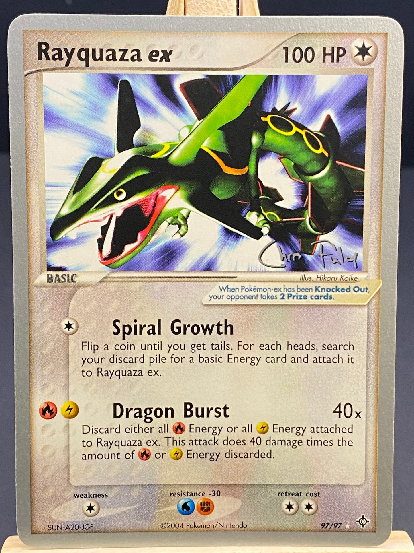 Rayquaza ex EX Dragon
