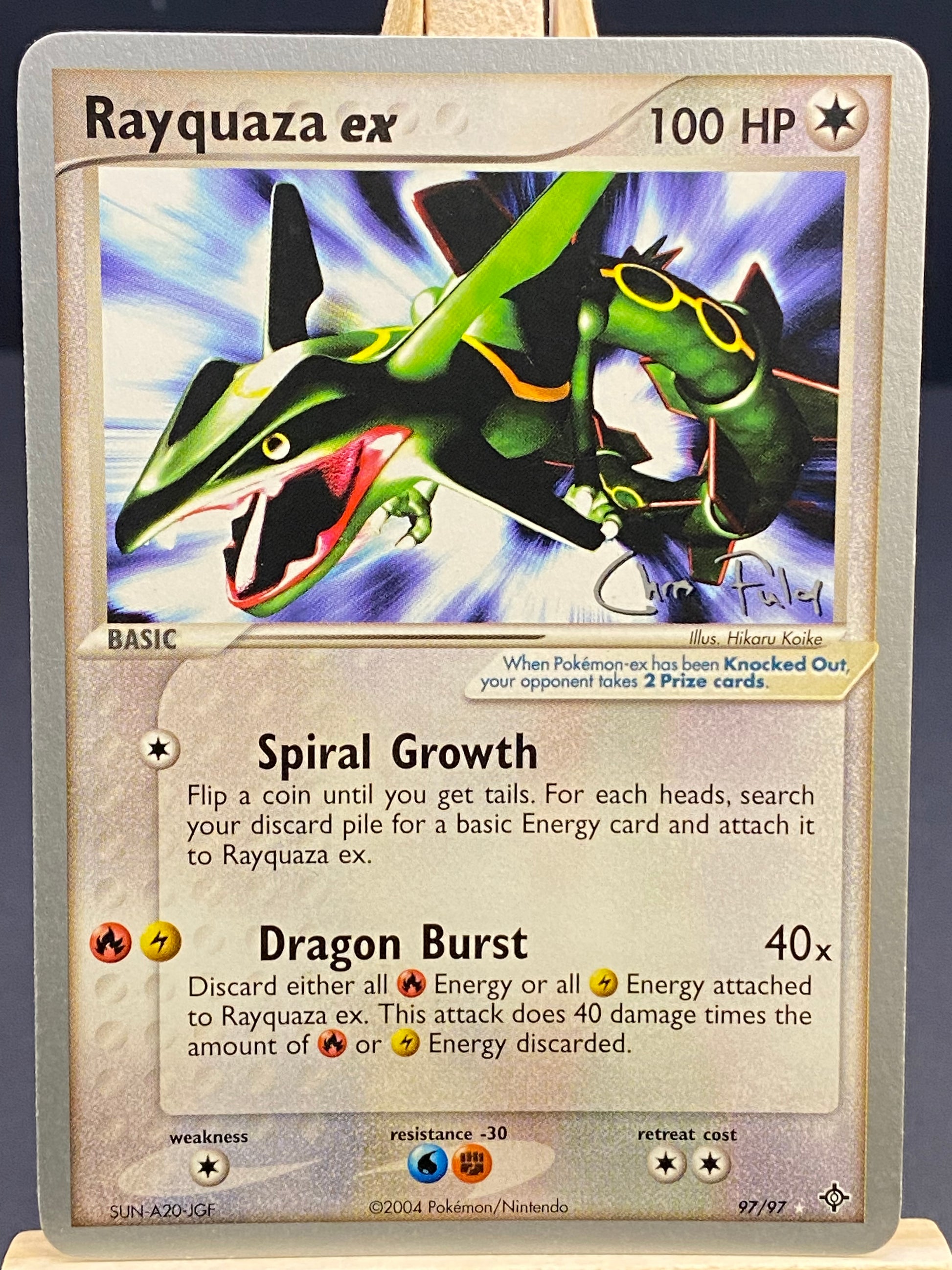 Rayquaza ex EX Dragon