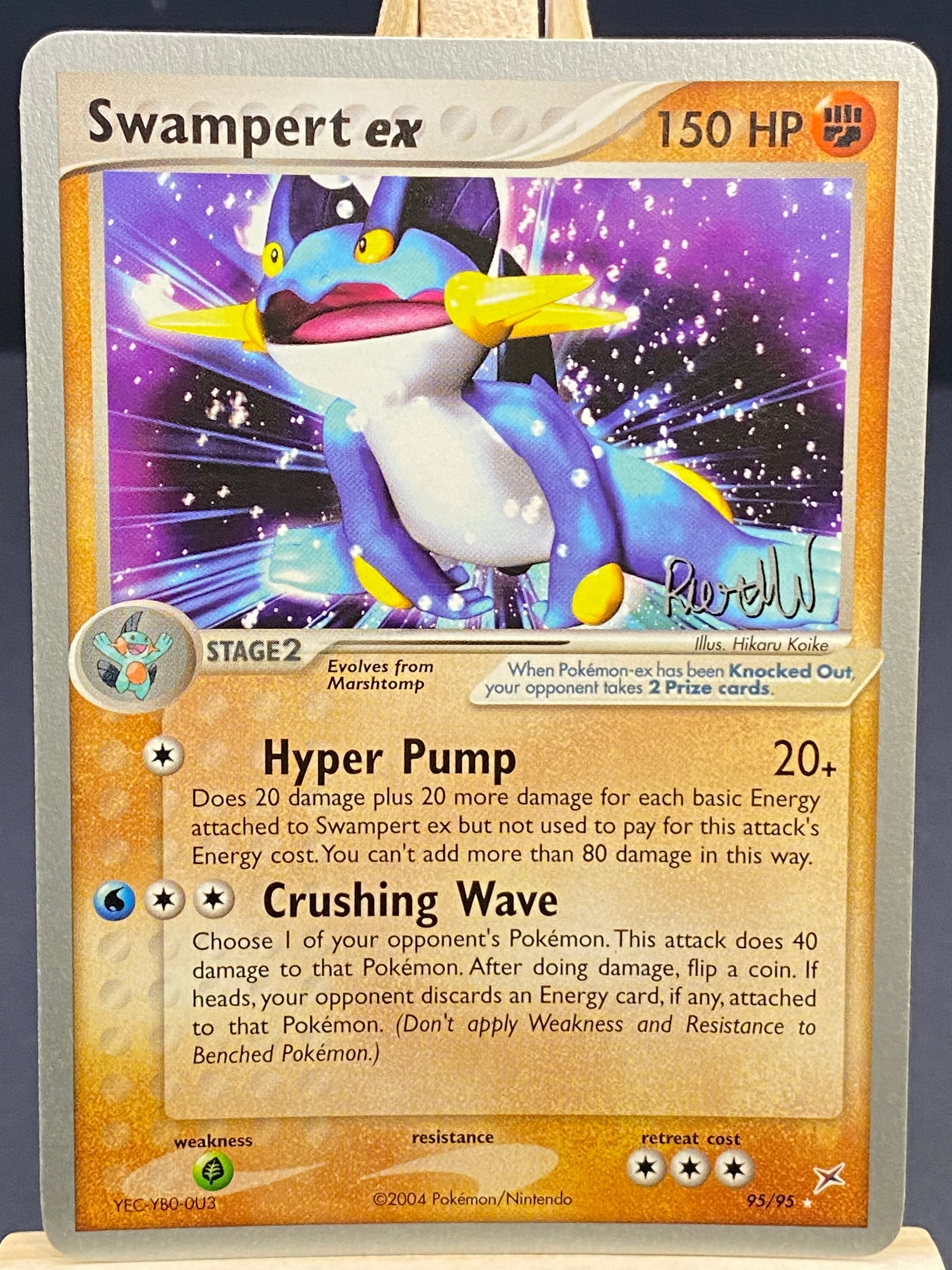 Swampert ex EX Team Magma vs Team Aqua