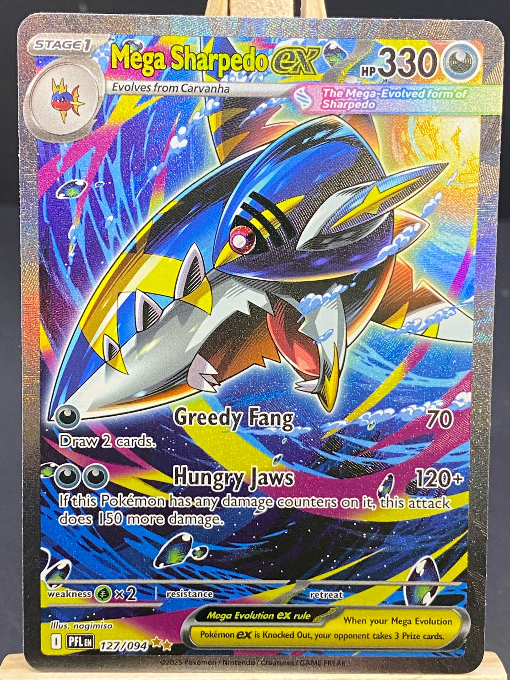 Mega Sharpedo ex Phantasmal Flames