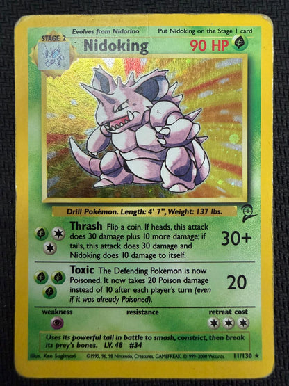 011/130 - Nidoking - Base Set 2 (Normal Holo)