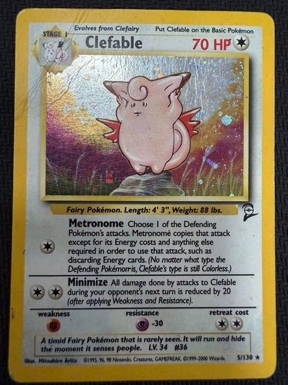 005/130 - Clefable - Base Set 2 (Normal Holo)
