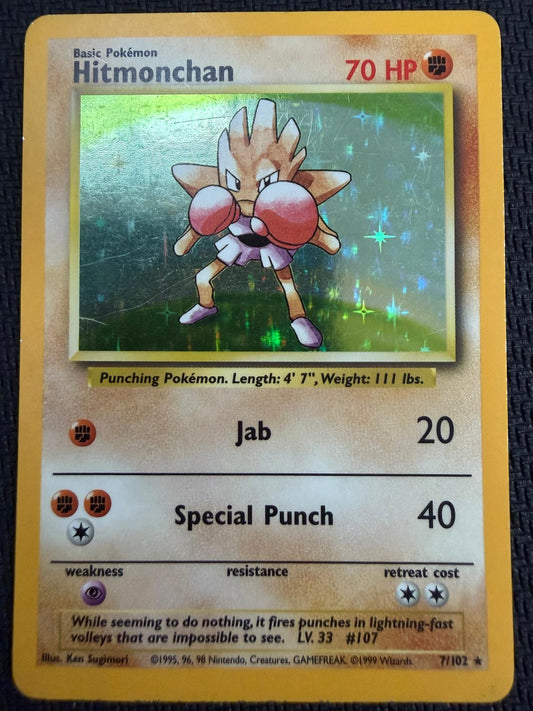 007/102 - Hitmonchan - Base Set (Normal Holo)