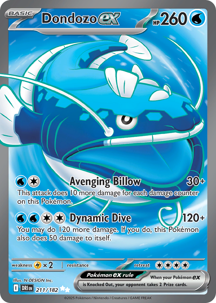 Dondozo ex - Destined Rivals