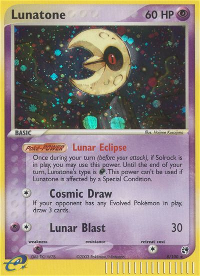 Lunatone - EX Sandstorm