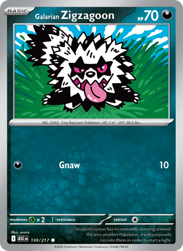 Galarian Zigzagoon - Ascended Heroes