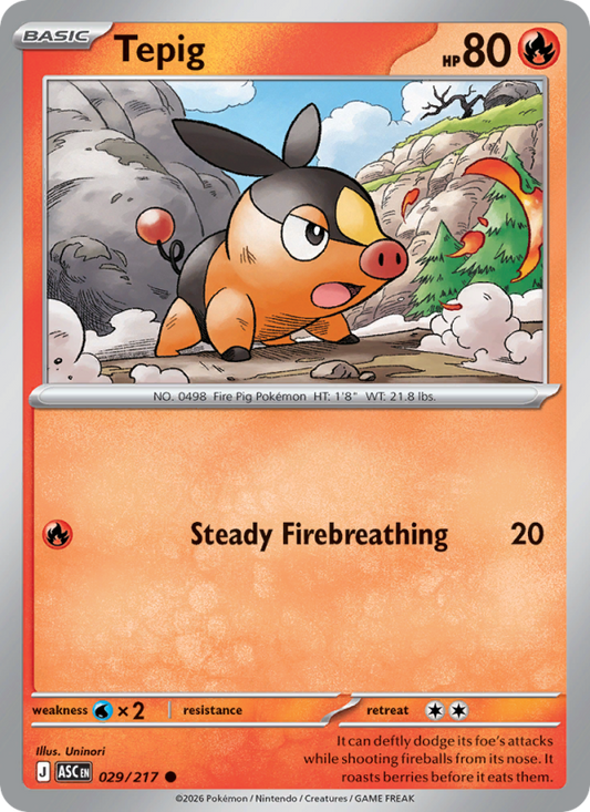 Tepig - Ascended Heroes