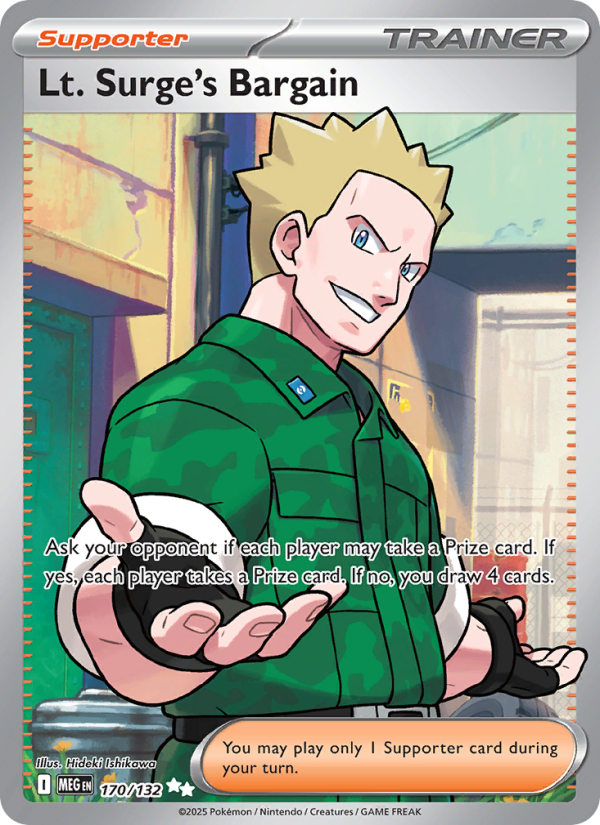 Lt. Surge's Bargain - Mega Evolution