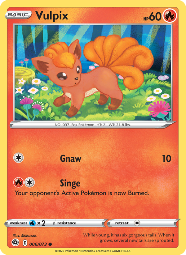 006/073 - Vulpix - Champion's Path (Normal) – Sparkwood Collectables