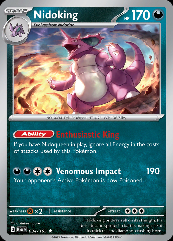 Nidoking - Scarlet & Violet 151