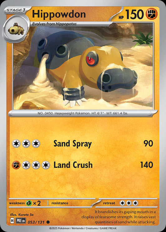 Hippowdon - Prismatic Evolutions