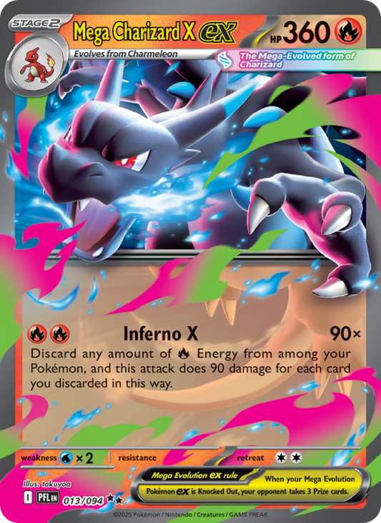 Mega Charizard X ex - Phantasmal Flames