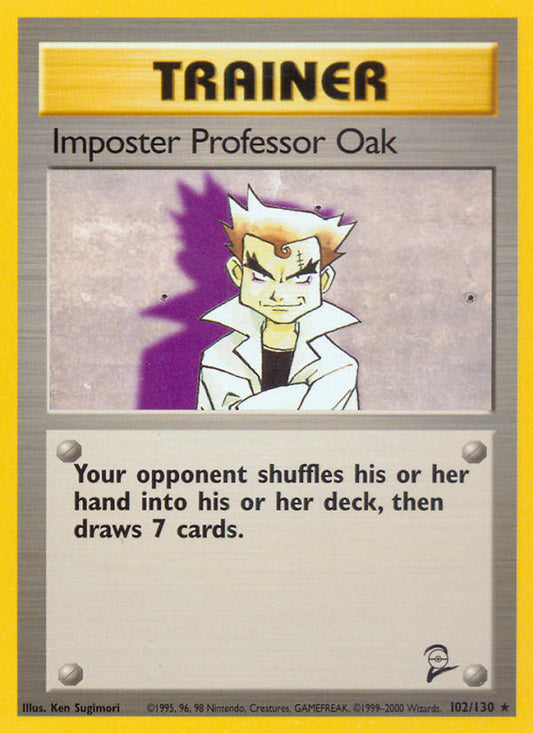 Impostor Professor Oak - Base Set 2