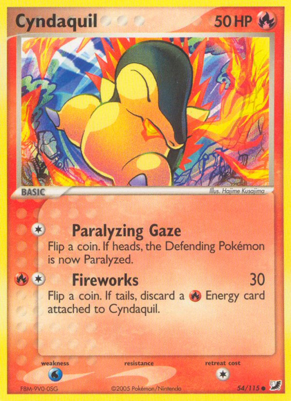 Cyndaquil - EX Unseen Forces