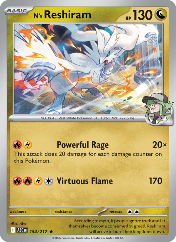 N's Reshiram - Ascended Heroes