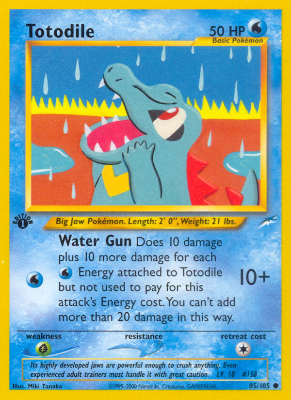 Totodile - Neo Destiny
