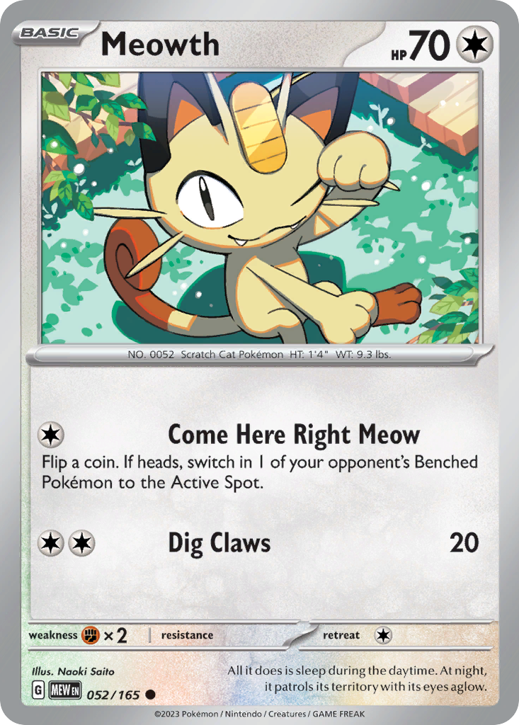 Meowth - Scarlet & Violet 151