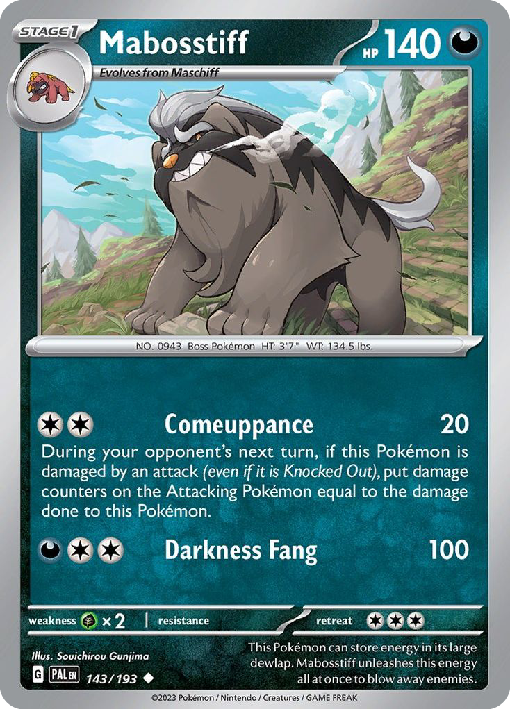 Mabosstiff - Paldea Evolved