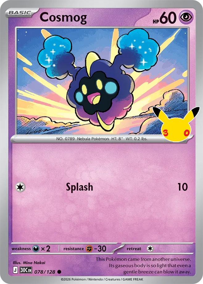 Cosmog - 30th Celebration