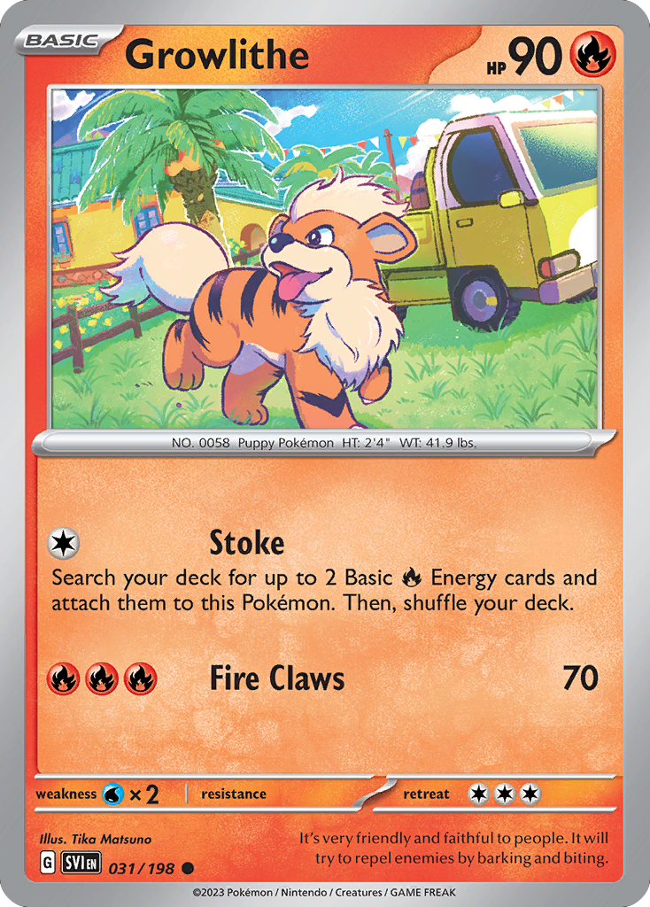 Growlithe - Scarlet & Violet