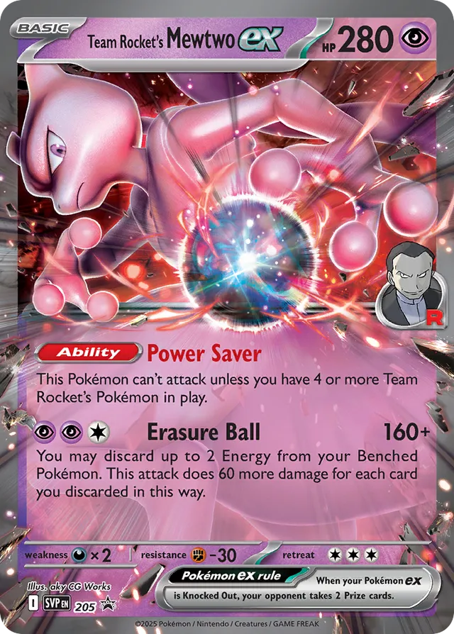 Team Rocket's Mewtwo ex - Scarlet & Violet Promos