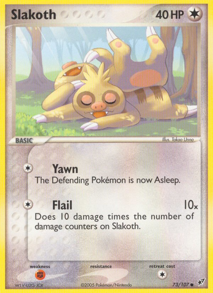 Slakoth - EX Deoxys