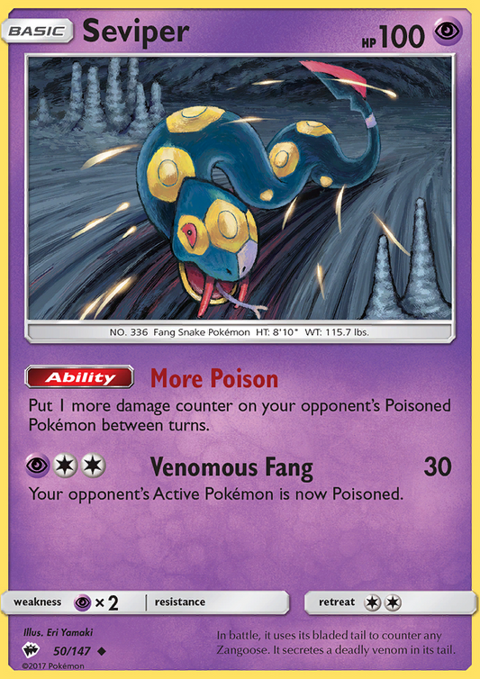 Seviper - Burning Shadows