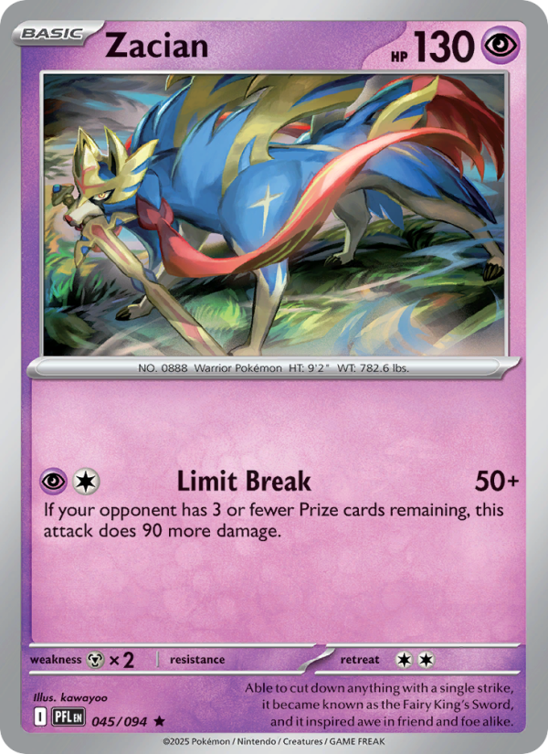 Zacian - Phantasmal Flames