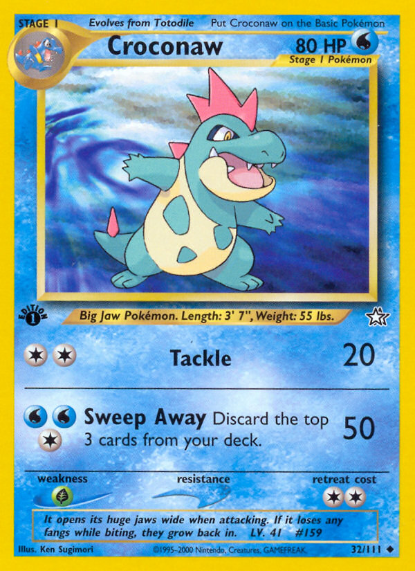 Croconaw - Neo Genesis