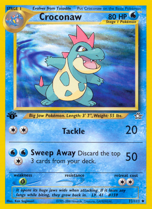Croconaw - Neo Genesis