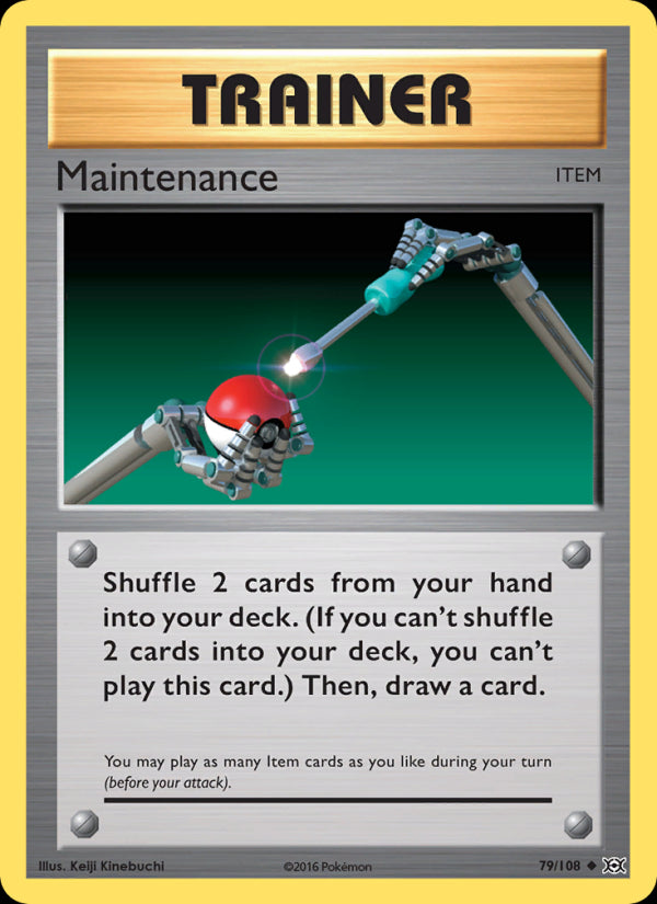 Maintenance - Evolutions