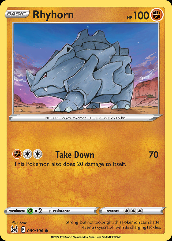 Rhyhorn - Lost Origin