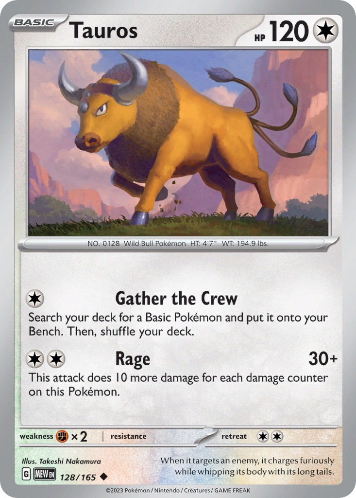 Tauros - Scarlet & Violet 151