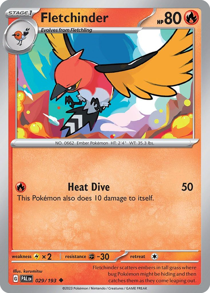 Fletchinder - Paldea Evolved