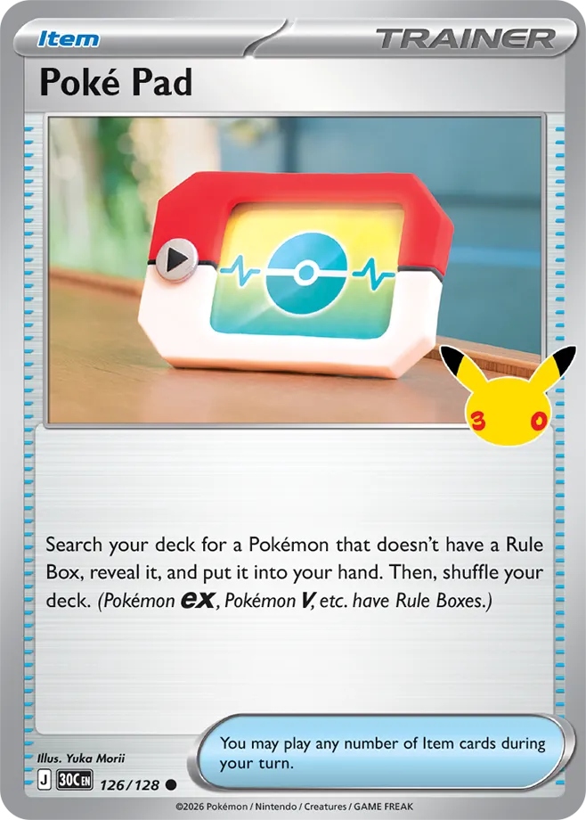 Poké Pad - 30th Celebration