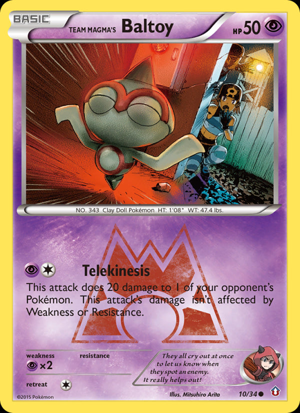 Team Magma's Baltoy - Double Crisis