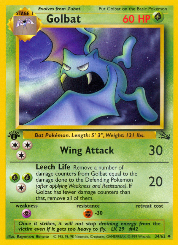 Golbat - Fossil