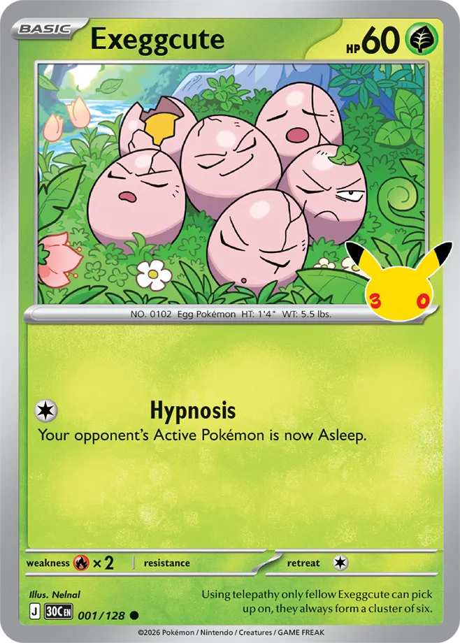 Exeggcute - 30th Celebration