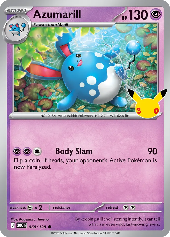 Azumarill - 30th Celebration