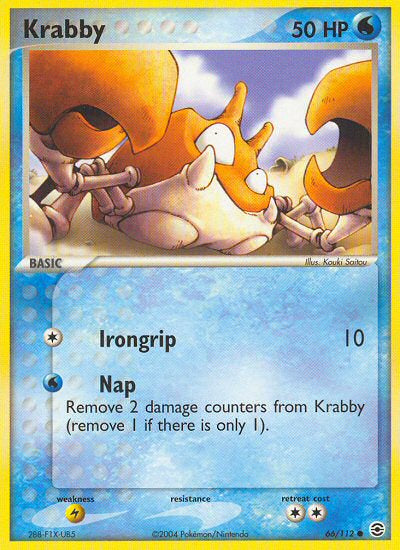 Krabby - EX FireRed & LeafGreen
