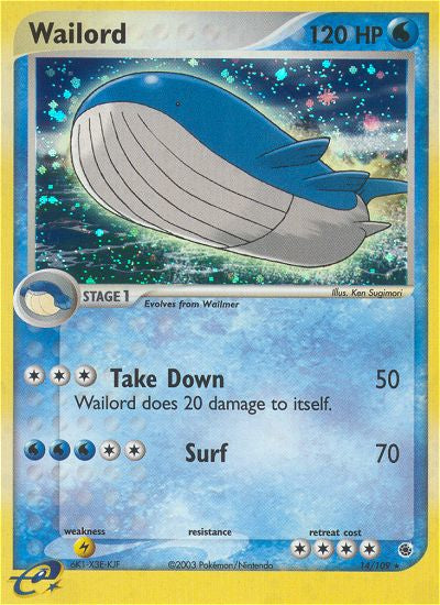 Wailord - EX Ruby & Sapphire