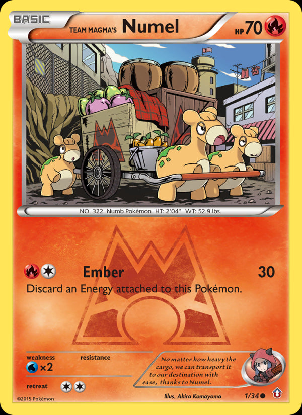 Team Magma's Numel - Double Crisis
