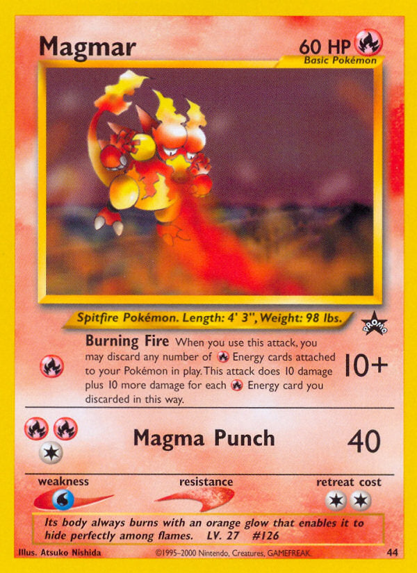 Magmar - Wizards Black Star Promos