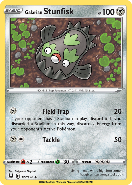 Galarian Stunfisk - Lost Origin